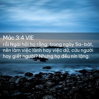 Picture 02 - Mác 3:4 VIE - rồi Ngài hỏi họ rằng: trong ngày - Bible Verse Picture