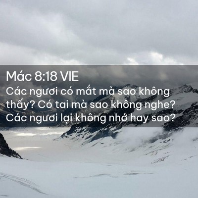 Picture 02 - Mác 8:18 VIE - Các ngươi có mắt mà sao không thấy? Có - Bible Verse Picture