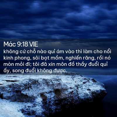 Picture 02 - Mác 9:18 VIE - không cứ chỗ nào quỉ ám vào thì làm - Bible Verse Picture