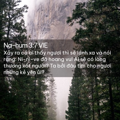 Picture 02 - Na-hum 3:7 VIE - Xảy ra có ai thấy ngươi thì sẽ lánh xa - Bible Verse Picture