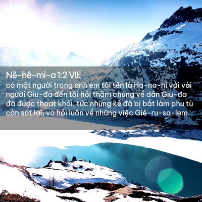 Picture 02 - Nê-hê-mi-a 1:2 VIE - có một người trong anh em tôi tên là - Bible Verse Picture