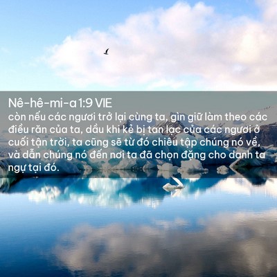 Picture 02 - Nê-hê-mi-a 1:9 VIE - còn nếu các ngươi trở lại cùng ta, - Bible Verse Picture