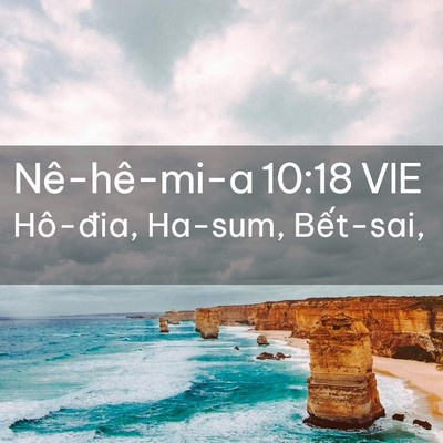 Picture 02 - Nê-hê-mi-a 10:18 VIE - Hô-đia, Ha-sum, - Bible Verse Picture
