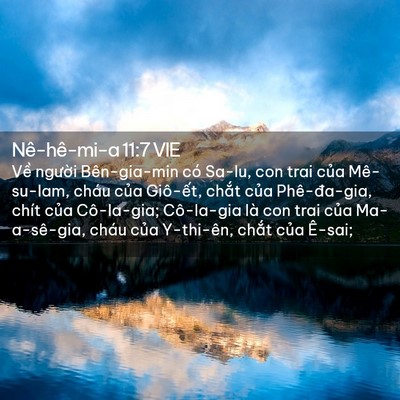 Picture 02 - Nê-hê-mi-a 11:7 VIE - Về người Bên-gia-min có Sa-lu, con trai - Bible Verse Picture