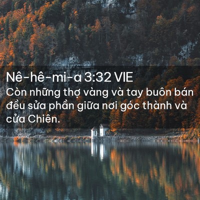 Picture 02 - Nê-hê-mi-a 3:32 VIE - Còn những thợ vàng và tay buôn bán - Bible Verse Picture