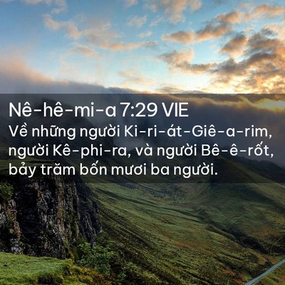 Picture 02 - Nê-hê-mi-a 7:29 VIE - Về những người Ki-ri-át-Giê-a-rim, - Bible Verse Picture