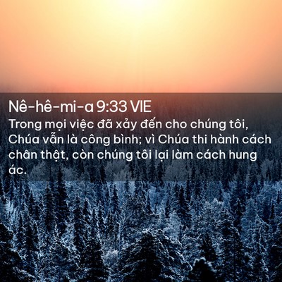 Picture 02 - Nê-hê-mi-a 9:33 VIE - Trong mọi việc đã xảy đến cho chúng - Bible Verse Picture