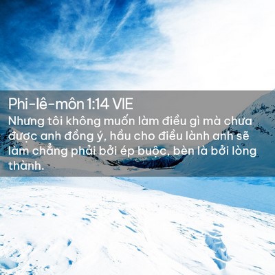 Picture 02 - Phi-lê-môn 1:14 VIE - Nhưng tôi không muốn làm điều gì mà - Bible Verse Picture