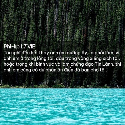 Picture 02 - Phi-líp 1:7 VIE - Tôi nghĩ đến hết thảy anh em dường - Bible Verse Picture