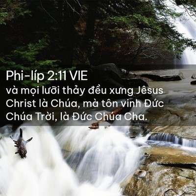 Picture 02 - Phi-líp 2:11 VIE - và mọi lưỡi thảy đều xưng Jêsus - Bible Verse Picture