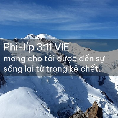 Picture 02 - Phi-líp 3:11 VIE - mong cho tôi được đến sự sống lại - Bible Verse Picture