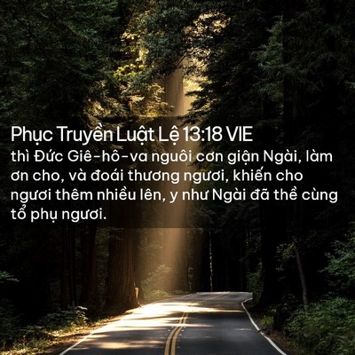 Picture 02 - Phục Truyền Luật Lệ 13:18 VIE - thì Đức Giê-hô-va nguôi cơn giận Ngài, - Bible Verse Picture