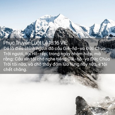 Picture 02 - Phục Truyền Luật Lệ 18:16 VIE - Đó là điều chính ngươi đã cầu - Bible Verse Picture