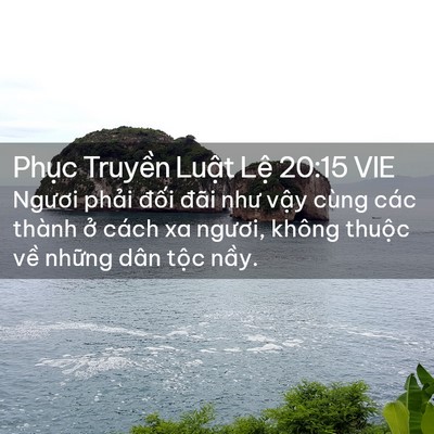 Picture 02 - Phục Truyền Luật Lệ 20:15 VIE - Ngươi phải đối đãi như vậy cùng các - Bible Verse Picture