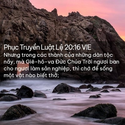 Picture 02 - Phục Truyền Luật Lệ 20:16 VIE - Nhưng trong các thành của những dân tộc - Bible Verse Picture