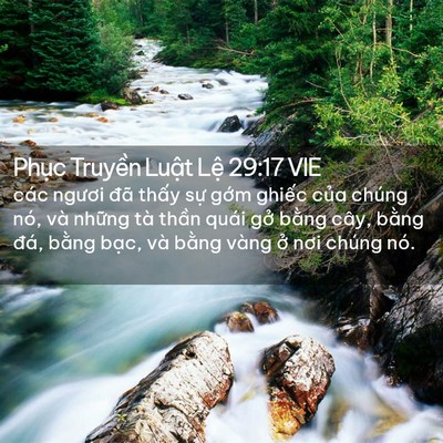 Picture 02 - Phục Truyền Luật Lệ 29:17 VIE - các ngươi đã thấy sự gớm ghiếc của - Bible Verse Picture