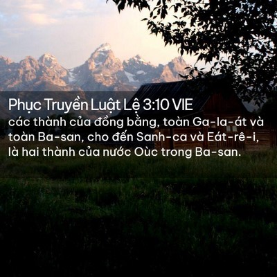 Picture 02 - Phục Truyền Luật Lệ 3:10 VIE - các thành của đồng bằng, toàn Ga-la-át - Bible Verse Picture