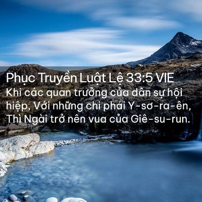 Picture 02 - Phục Truyền Luật Lệ 33:5 VIE - Khi các quan trưởng của dân sự hội - Bible Verse Picture