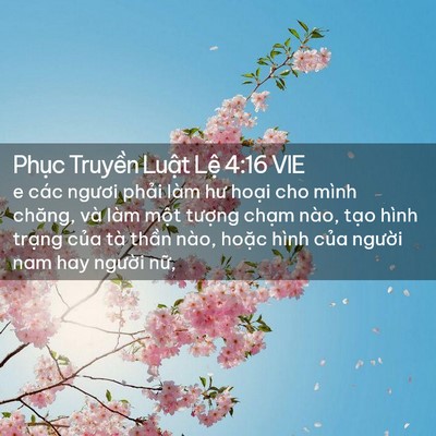 Picture 02 - Phục Truyền Luật Lệ 4:16 VIE - e các ngươi phải làm hư hoại cho mình - Bible Verse Picture