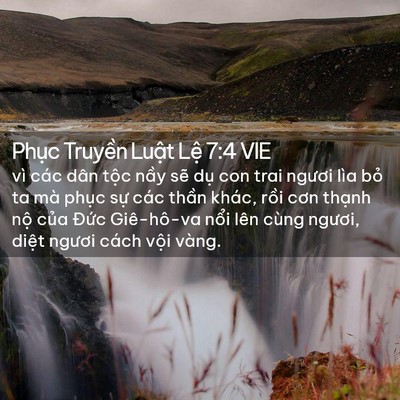 Picture 02 - Phục Truyền Luật Lệ 7:4 VIE - vì các dân tộc nầy sẽ dụ con trai - Bible Verse Picture