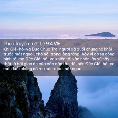 Picture 02 - Phục Truyền Luật Lệ 9:4 VIE - Khi Giê-hô-va Đức Chúa Trời ngươi đã - Bible Verse Picture