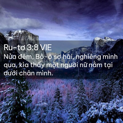 Picture 02 - Ru-tơ 3:8 VIE - Nửa đêm, Bô-ô sợ hãi, nghiêng mình - Bible Verse Picture