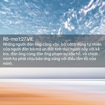 Picture 02 - Rô-ma 1:27 VIE - Những người đàn ông cũng vậy, bỏ - Bible Verse Picture