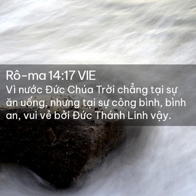 Picture 02 - Rô-ma 14:17 VIE - Vì nước Đức Chúa Trời chẳng tại - Bible Verse Picture