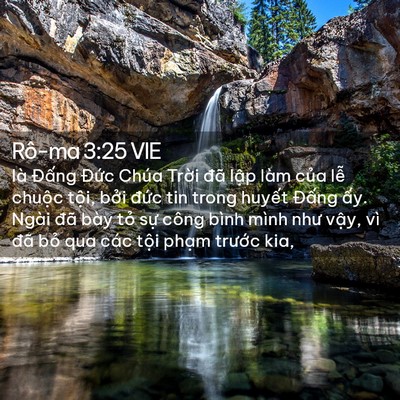 Picture 02 - Rô-ma 3:25 VIE - là Đấng Đức Chúa Trời đã lập làm - Bible Verse Picture