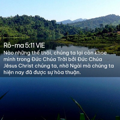 Picture 02 - Rô-ma 5:11 VIE - Nào những thế thôi, chúng ta lại còn - Bible Verse Picture