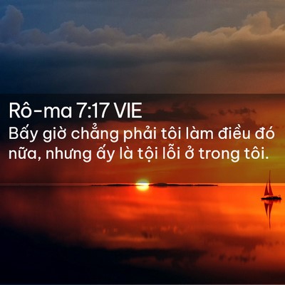 Picture 02 - Rô-ma 7:17 VIE - Bấy giờ chẳng phải tôi làm điều đó - Bible Verse Picture