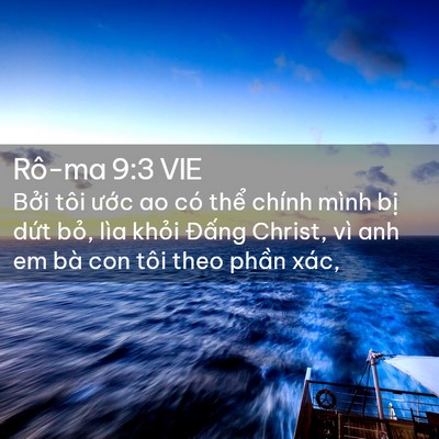 Picture 02 - Rô-ma 9:3 VIE - Bởi tôi ước ao có thể chính mình bị - Bible Verse Picture