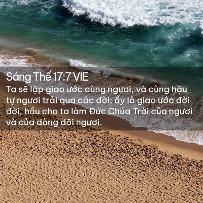 Picture 02 - Sáng Thế 17:7 VIE - Ta sẽ lập giao ước cùng ngươi, và - Bible Verse Picture