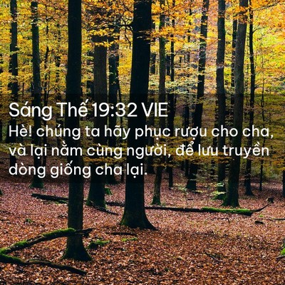 Picture 02 - Sáng Thế 19:32 VIE - Hè! chúng ta hãy phục rượu cho cha, và - Bible Verse Picture