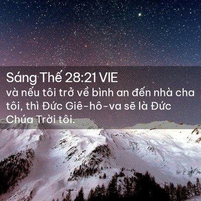 Picture 02 - Sáng Thế 28:21 VIE - và nếu tôi trở về bình an đến nhà - Bible Verse Picture