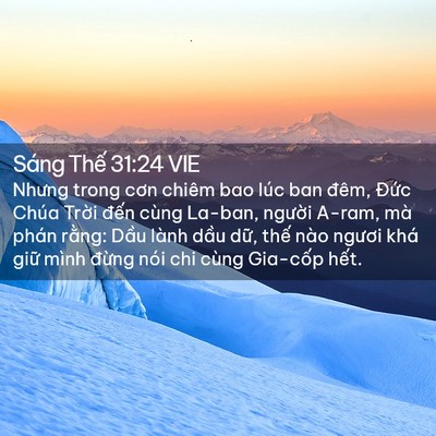 Picture 02 - Sáng Thế 31:24 VIE - Nhưng trong cơn chiêm bao lúc ban đêm, - Bible Verse Picture