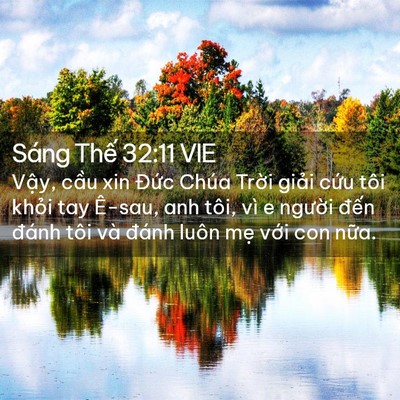 Picture 02 - Sáng Thế 32:11 VIE - Vậy, cầu xin Đức Chúa Trời giải cứu - Bible Verse Picture