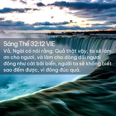 Picture 02 - Sáng Thế 32:12 VIE - Vả, Ngài có nói rằng: Quả thật vậy, - Bible Verse Picture