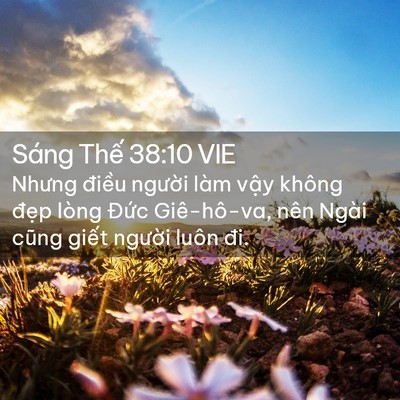 Picture 02 - Sáng Thế 38:10 VIE - Nhưng điều người làm vậy không đẹp - Bible Verse Picture