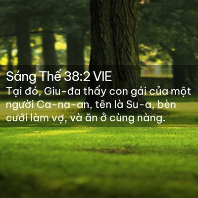 Picture 02 - Sáng Thế 38:2 VIE - Tại đó, Giu-đa thấy con gái của một - Bible Verse Picture