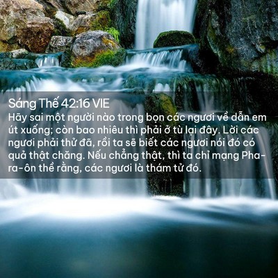 Picture 02 - Sáng Thế 42:16 VIE - Hãy sai một người nào trong bọn các - Bible Verse Picture