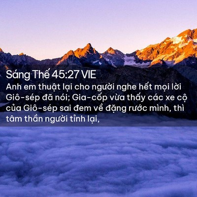 Picture 02 - Sáng Thế 45:27 VIE - Anh em thuật lại cho người nghe hết - Bible Verse Picture
