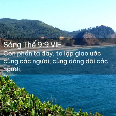 Picture 02 - Sáng Thế 9:9 VIE - Còn phần ta đây, ta lập giao ước cùng - Bible Verse Picture
