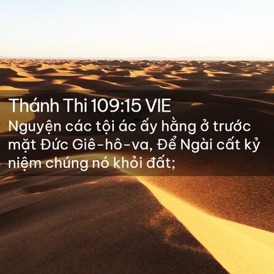 Picture 02 - Thánh Thi 109:15 VIE - Nguyện các tội ác ấy hằng ở trước - Bible Verse Picture