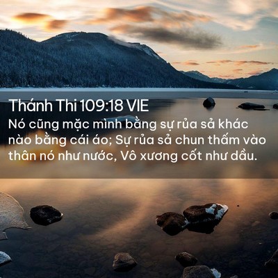 Picture 02 - Thánh Thi 109:18 VIE - Nó cũng mặc mình bằng sự rủa sả - Bible Verse Picture