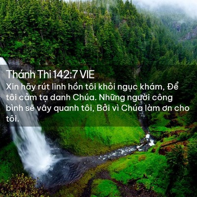 Picture 02 - Thánh Thi 142:7 VIE - Xin hãy rút linh hồn tôi khỏi ngục - Bible Verse Picture