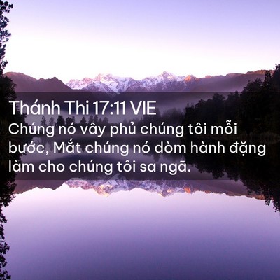 Picture 02 - Thánh Thi 17:11 VIE - Chúng nó vây phủ chúng tôi mỗi bước, - Bible Verse Picture
