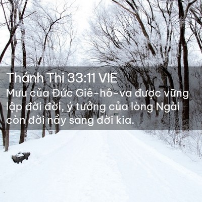 Picture 02 - Thánh Thi 33:11 VIE - Mưu của Đức Giê-hô-va được vững - Bible Verse Picture