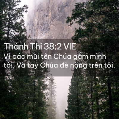 Picture 02 - Thánh Thi 38:2 VIE - Vì các mũi tên Chúa gắm mình tôi, Và - Bible Verse Picture