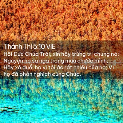 Picture 02 - Thánh Thi 5:10 VIE - Hỡi Đức Chúa Trời, xin hãy trừng trị - Bible Verse Picture